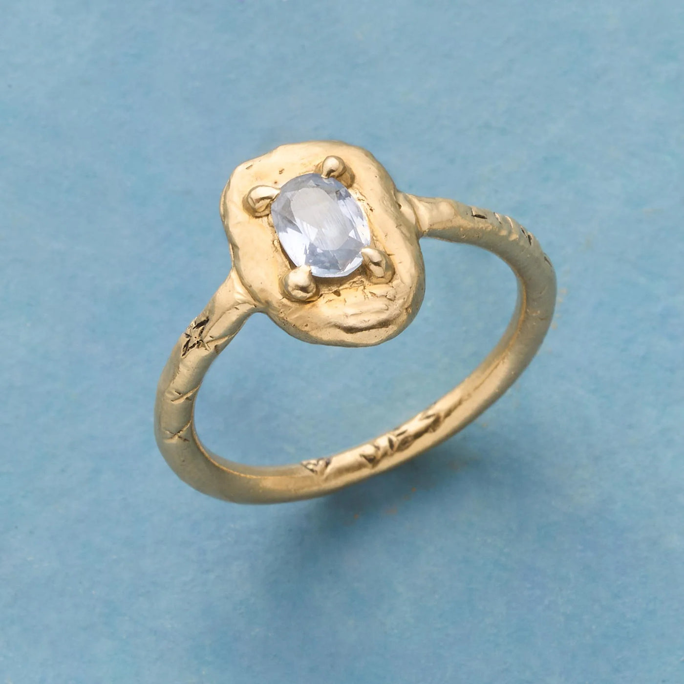 Vintage Uniquity Sapphire Ring