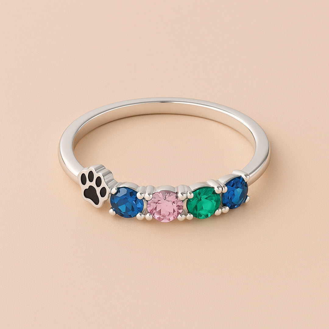 Adjustable Rainbow Bridge Ring