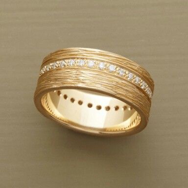 Vintage Gold Fine Zirconia Ring