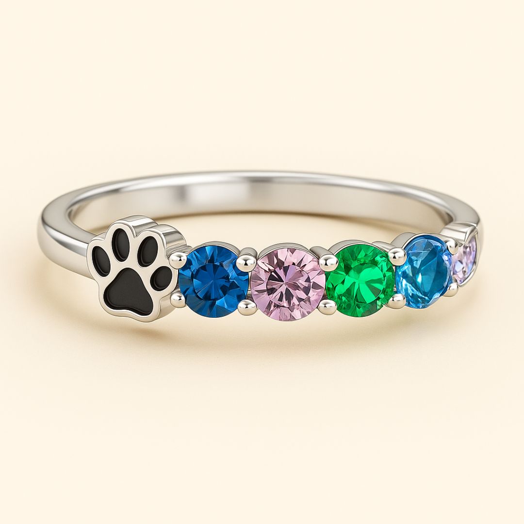 Adjustable Rainbow Bridge Ring