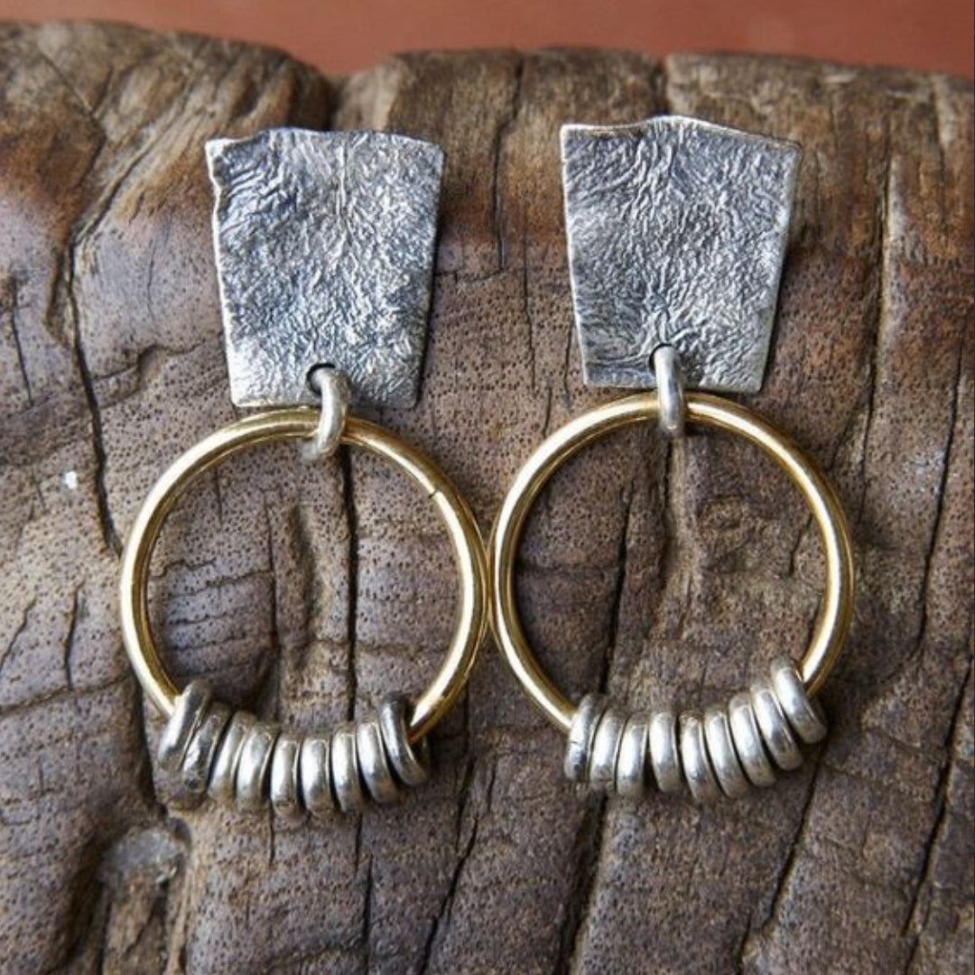 Vintage Gold & Silver Earrings