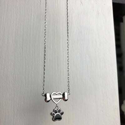 Hanging Paw Necklace