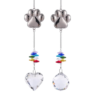 Paw Print Suncatchers