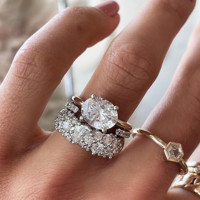 Vintage Brilliance Ring Set