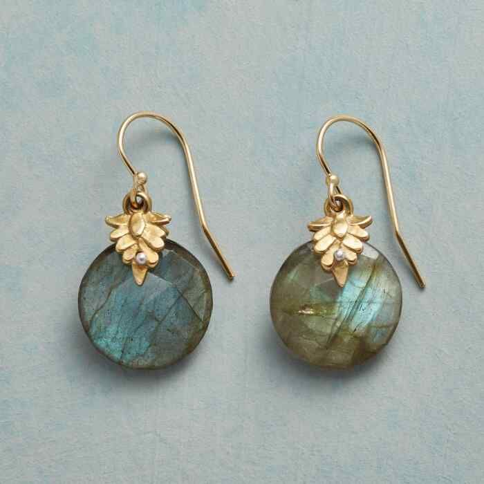 Vintage Waterdrop Blue Earrings