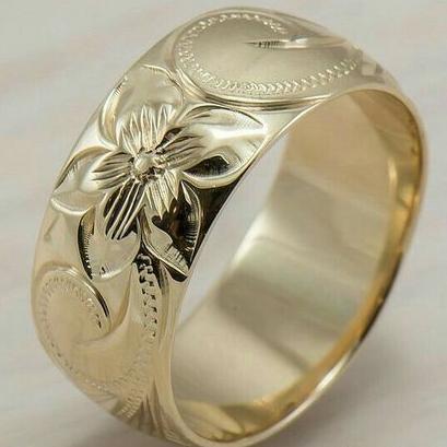 Vintage Gold Blossom Ring