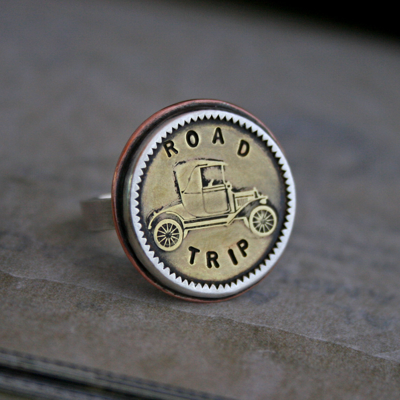 Vintage Road Trip Ring