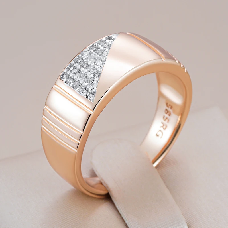 Elegant Bright Gold Ring