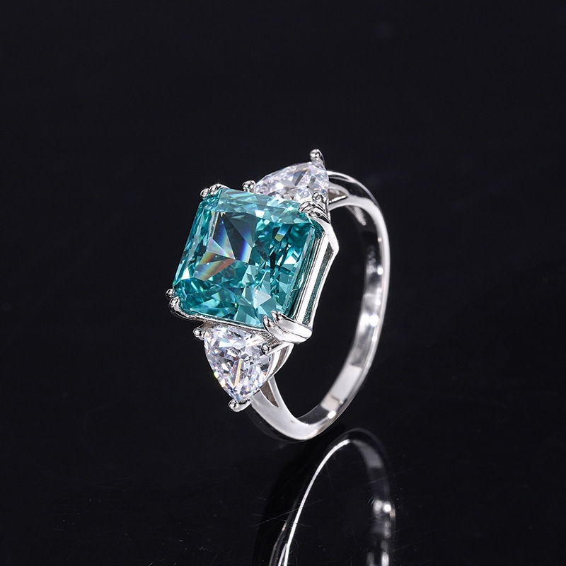 Vintage Turquoise Crystal Ring