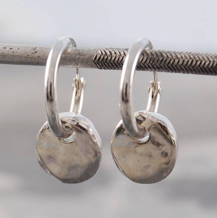 Vintage Silver Rounded Plated Earrings