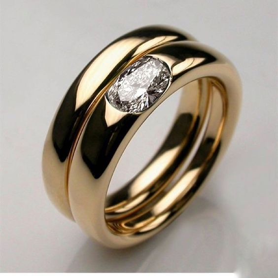 Vintage Zirconia Golden Plated Ring