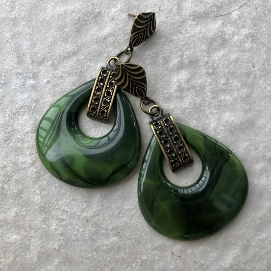 Vintage Green Earrings