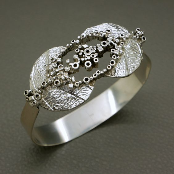 Vintage Double Moon Silver Ring