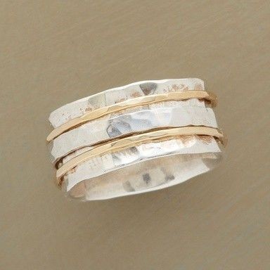 Vintage Gold & Silver Fine Ring