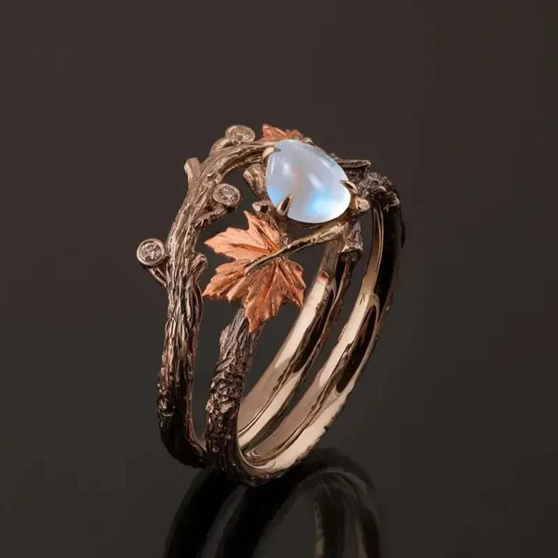 Nature Moonstone Ring