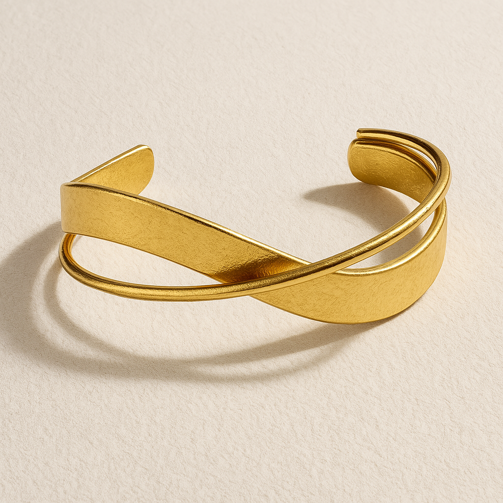 Gold Wavy Bracelet
