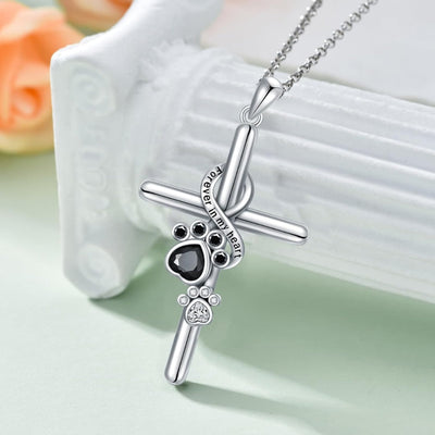 Cross Paw Necklace