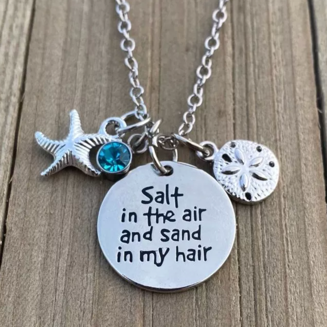 Salt and Sand Necklace in SIlver