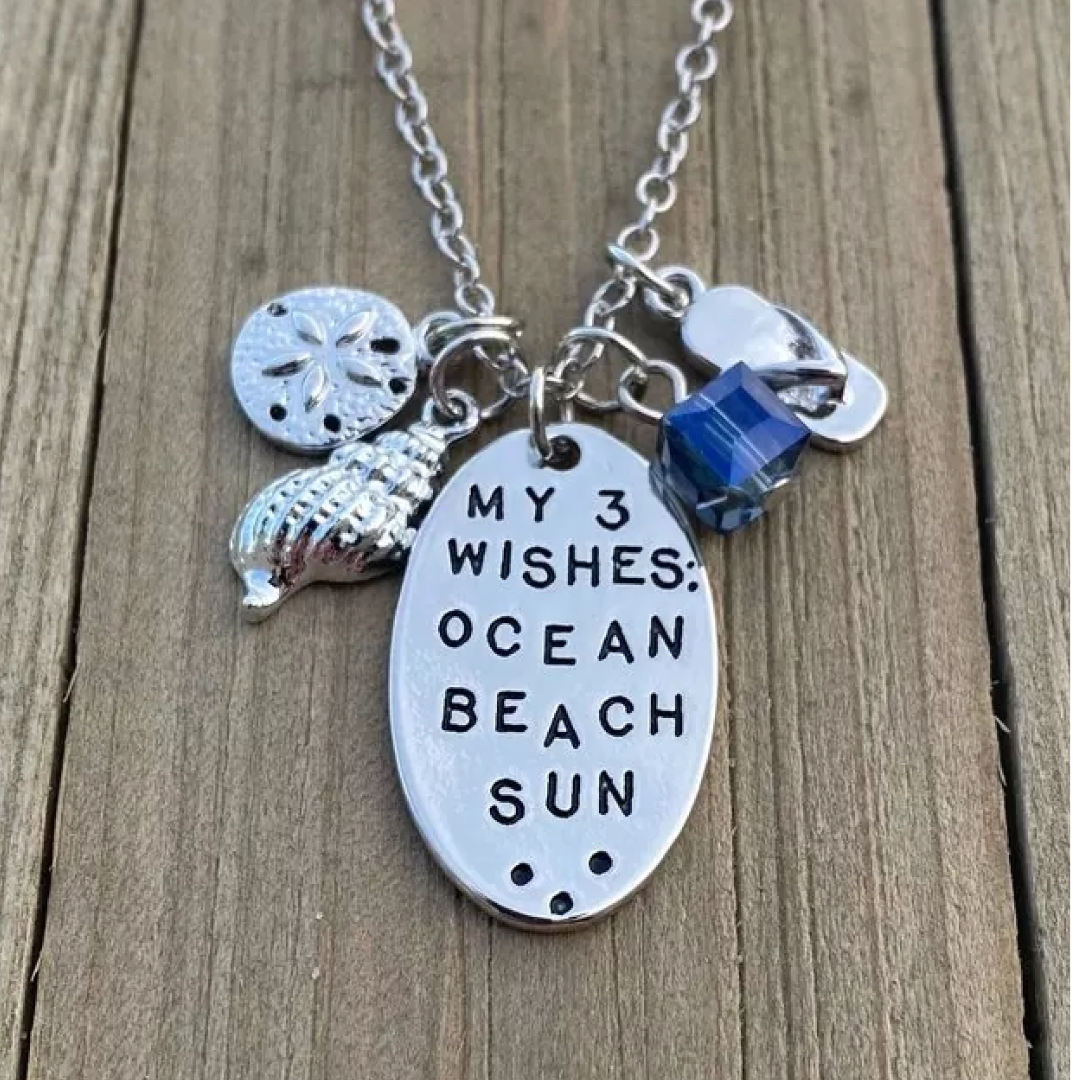 Ocean Wish Necklace in Silver