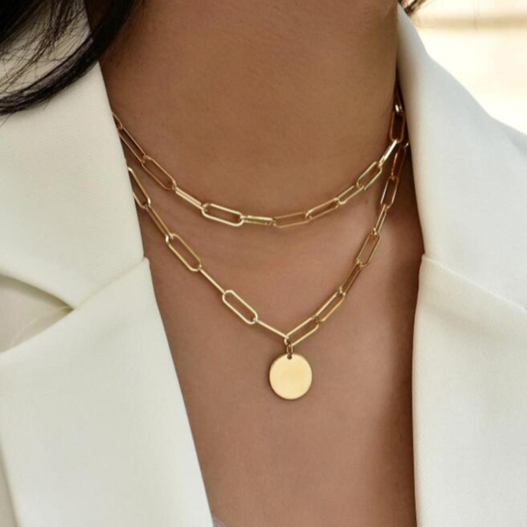 Gold Plated Chain Necklace