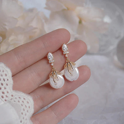 Elegant Pearl Earrings