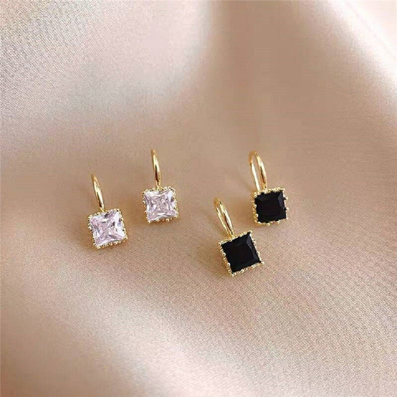 Cubic Zirconia Earrings in Gold