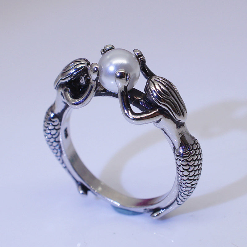 Mermaid Pearl Ring