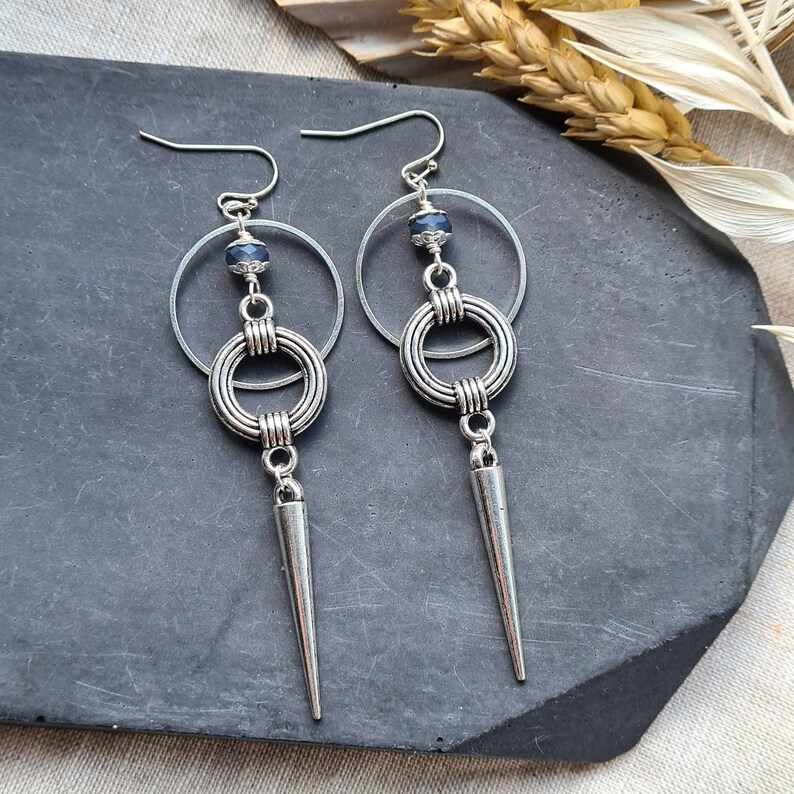 Vintage Silver Dangling Earrings