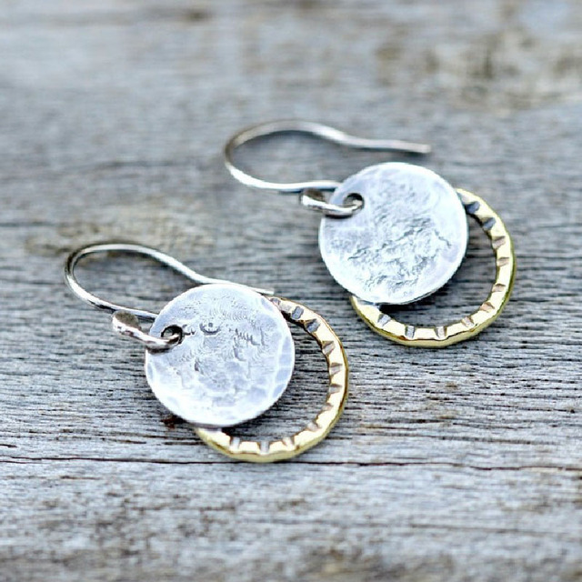 Vintage Gold & Silver Earrings