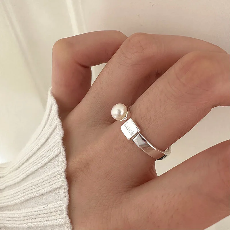 Elegant Lucky Pearl Ring