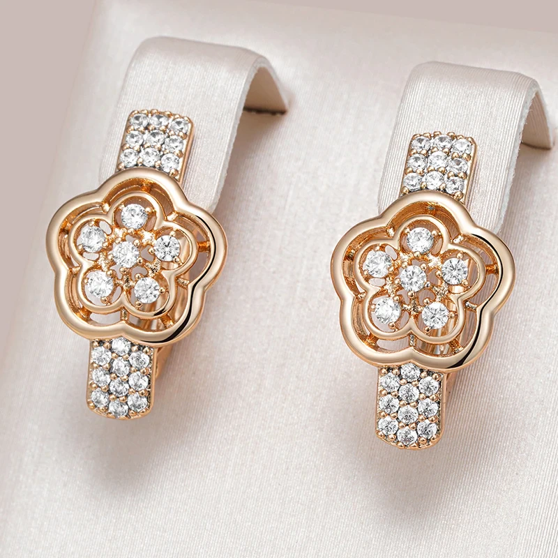 Elegant Bright Flower Earrings