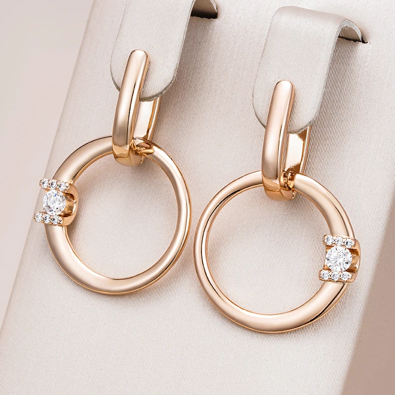 Elegant Bright Circles Earrings