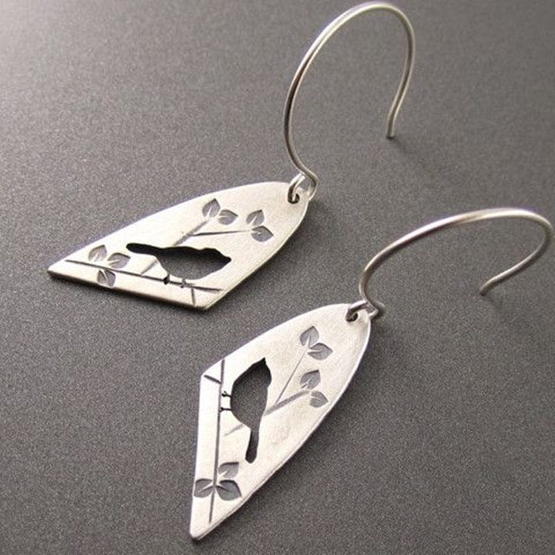 Vintage Hollow Birdie Earrings