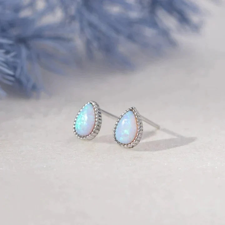 Silver Moonstone Earrings